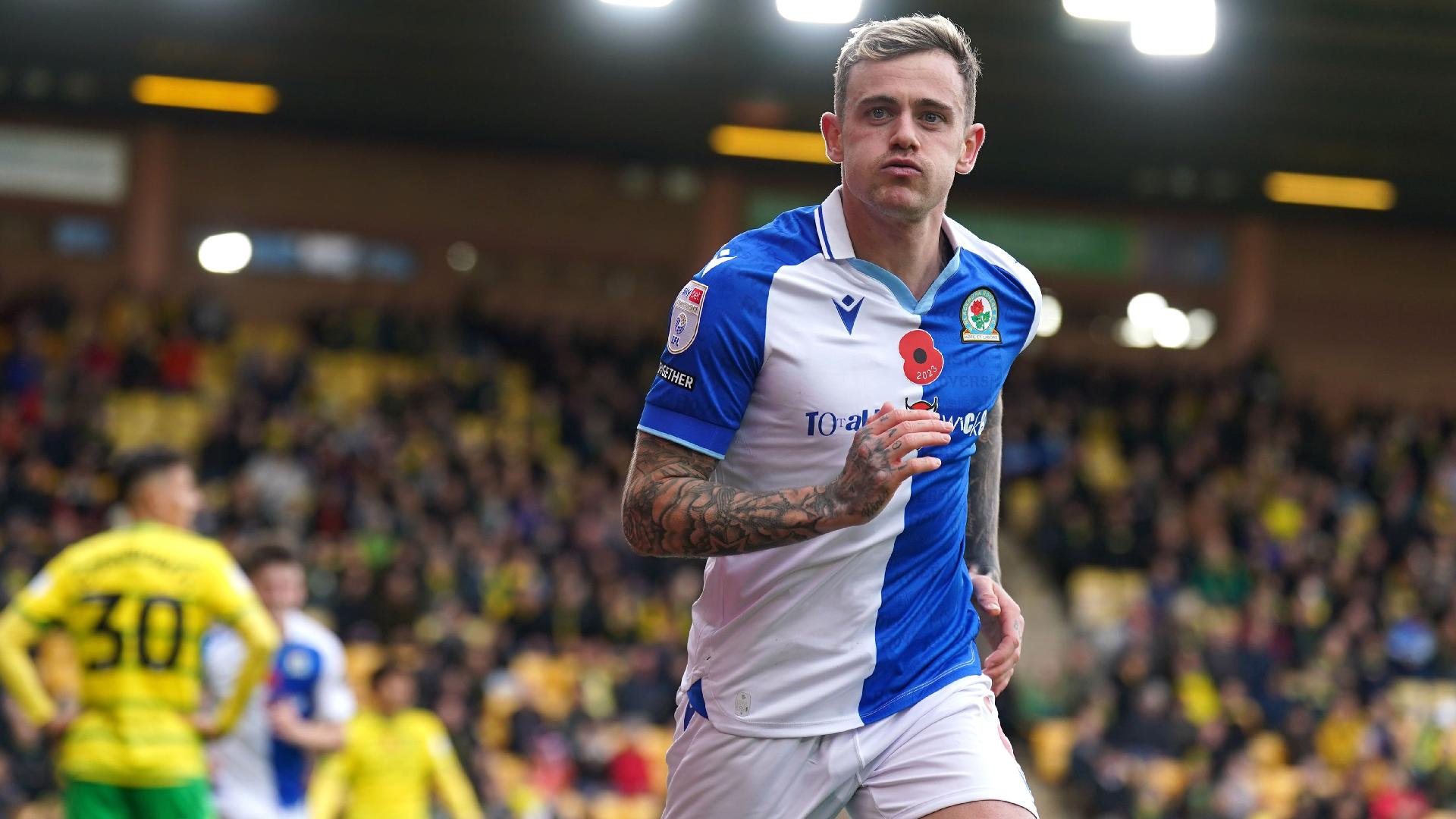 Sammie Szmodics in action for Blackburn.