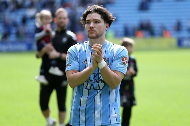 Callum O'Hare in action for Coventry.