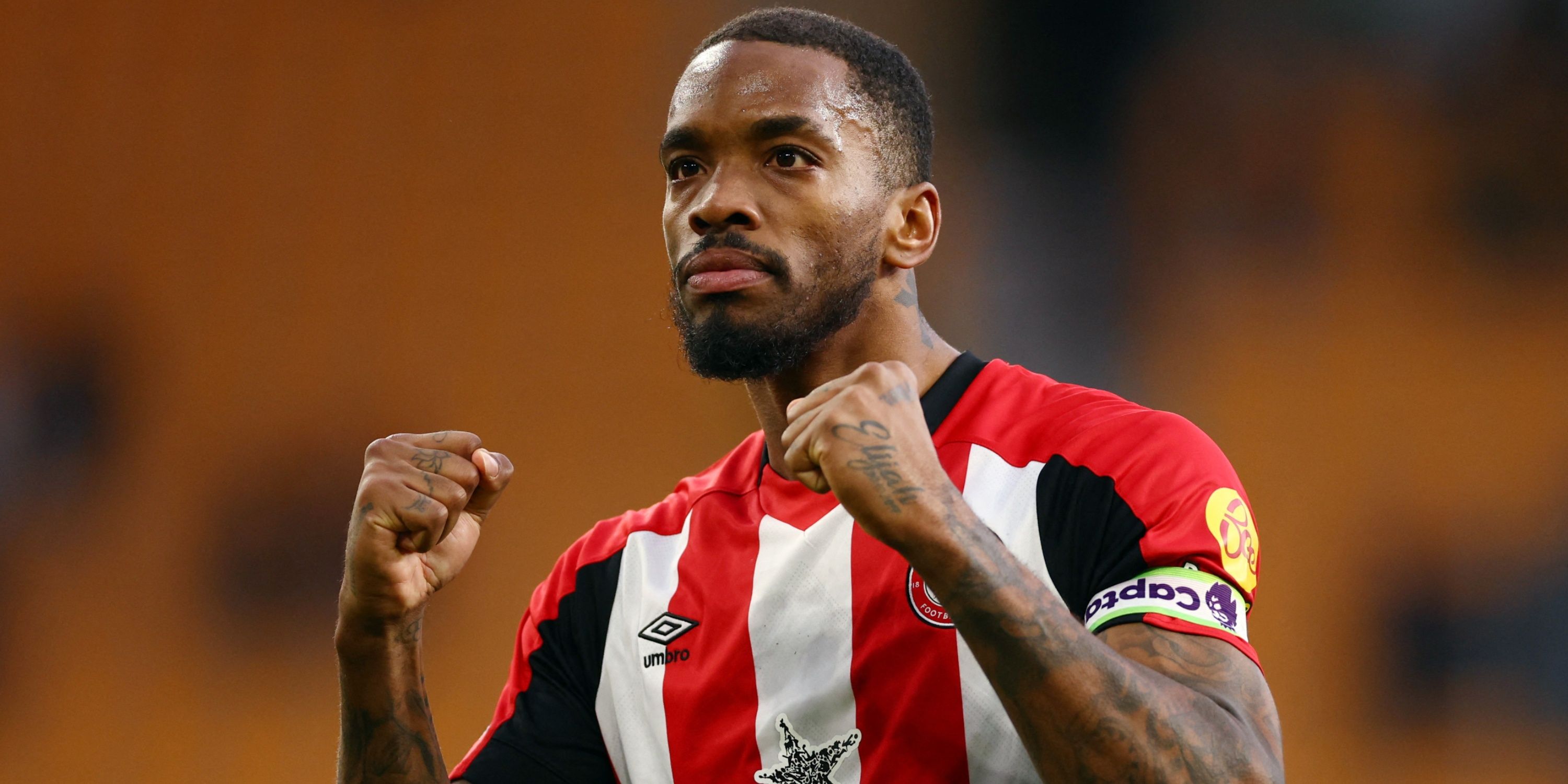 Ivan Toney in action for Brentford.